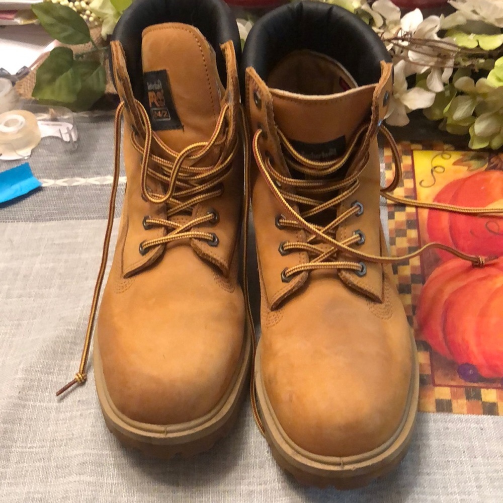Timberland boots( worn only once)